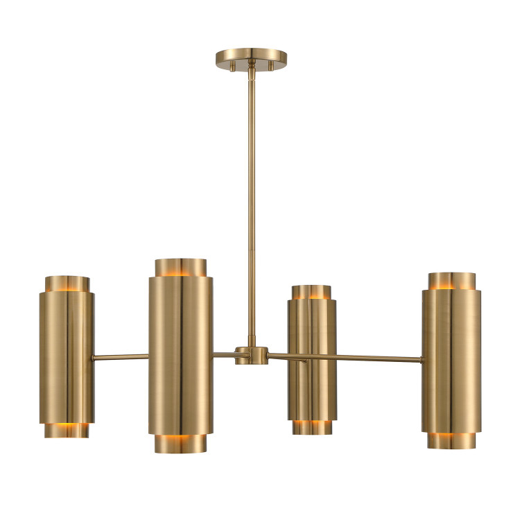 Savoy House - 1-4180-8-127 - Eight Light Chandelier - Lio - Noble Brass