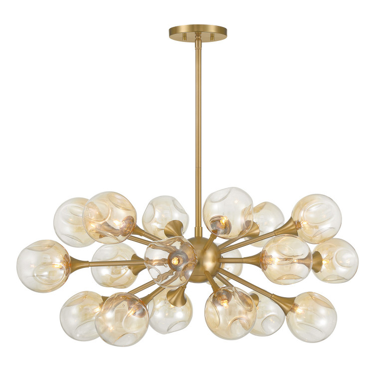 Savoy House - 1-7935-18-322 - 18 Light Chandelier - Matisse - Warm Brass