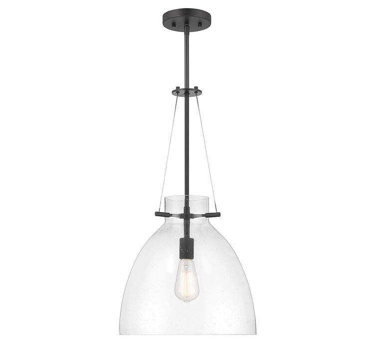 Savoy House - 7-7006-1-89 - One Light Pendant - Foster - Matte Black