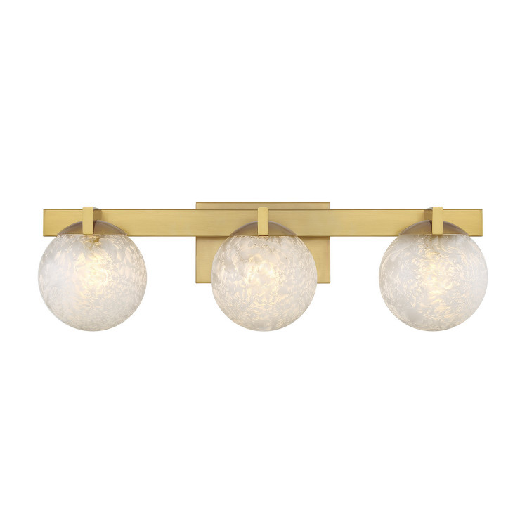 Savoy House - 8-1017-3-322 - Three Light Bathroom Vanity - Darien - Warm Brass
