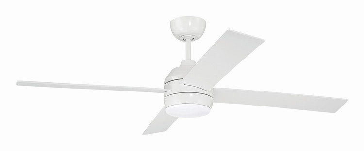 Craftmade - KLS52W4 - 52 Ceiling Fan - Kelsey 52 4-blade Indoor Ceiling Fan - White