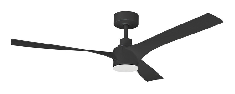 Craftmade - PHB52FB3 - 52 Ceiling Fan - Phoebe 52 3-Blade In/Outdoor Damp Fan - Flat Black