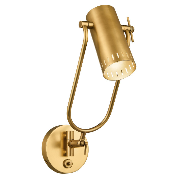 Kichler - 52841LBR - LED Wall Sconce - Ruehl - Lacquered Brass