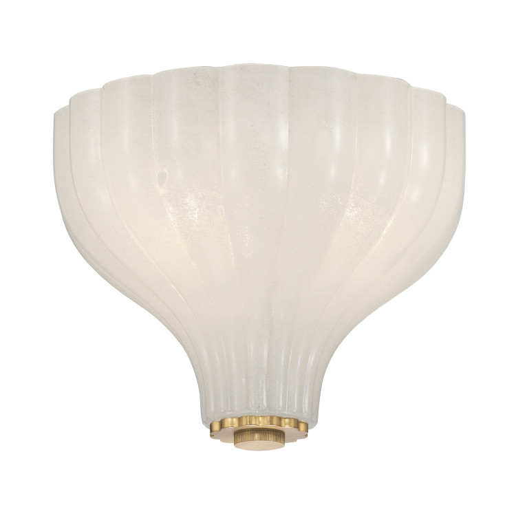 Crystorama - LAY-300-LG - Three Light Semi Flush Mount - Layton - Luxe Gold