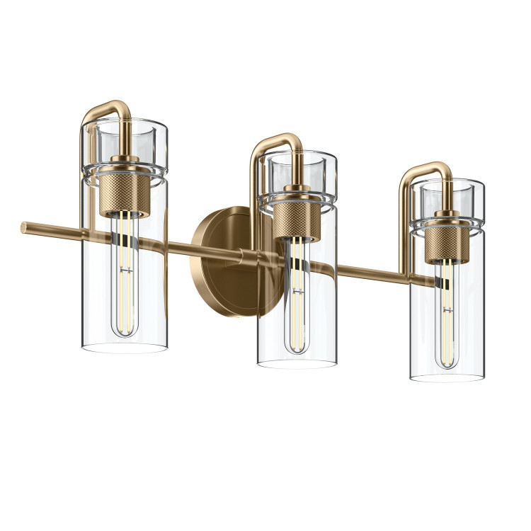 Kichler - 55252CPZ - Three Light Bath - Niccol