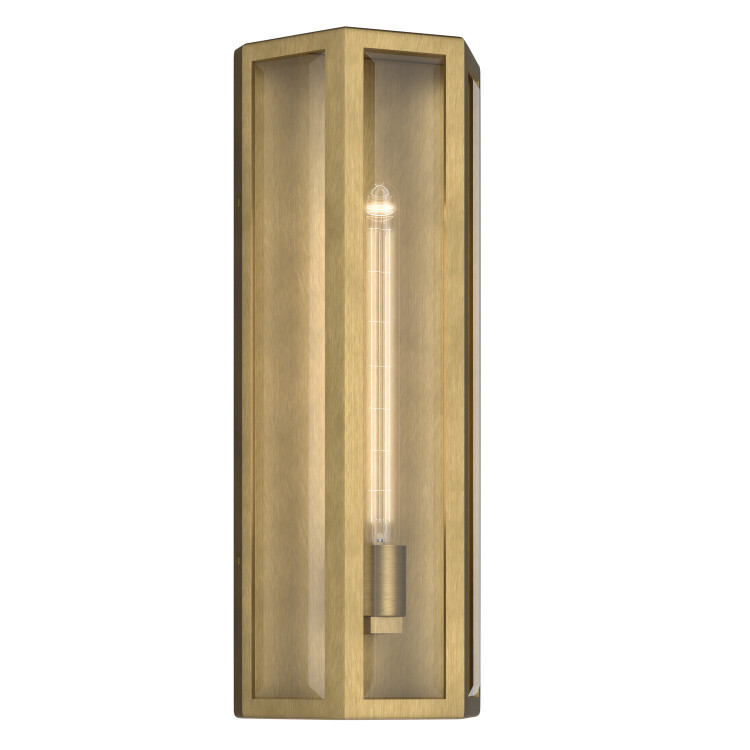 Kichler - 59215NBR - One Light Outdoor Wall Mount - Berens - Natural Brass