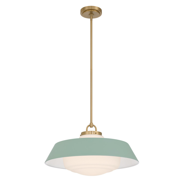 Crystorama - XAN-8009-VG-GR - Three Light Pendant - Xander - Vibrant Gold