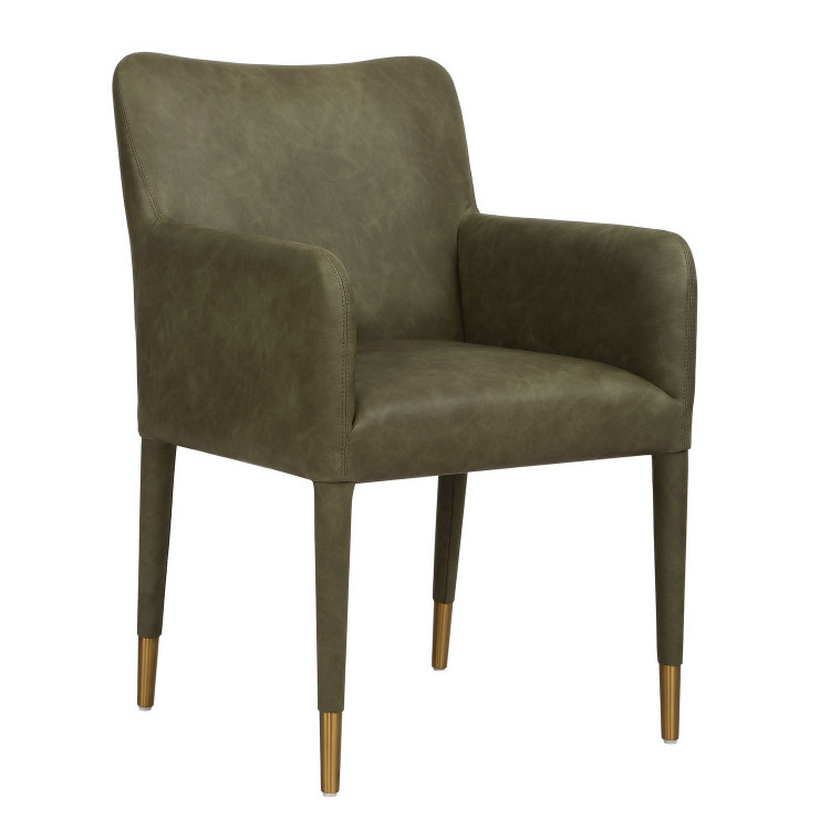 Uttermost - 53056 - Dining Chair - Conifer - Brushed Brass