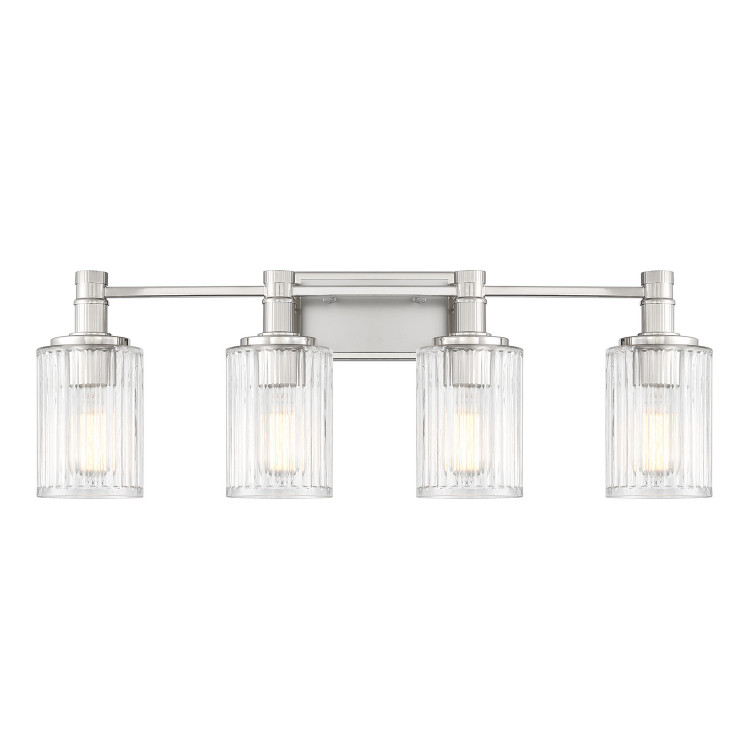 Savoy House - 8-1102-4-146 - Four Light Bathroom Vanity - Concord - Silver/Polished Nickel