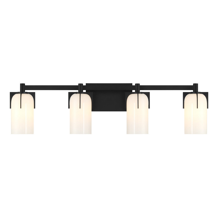 Savoy House - 8-4128-4-BK - Four Light Bathroom Vanity - Caldwell - Matte Black
