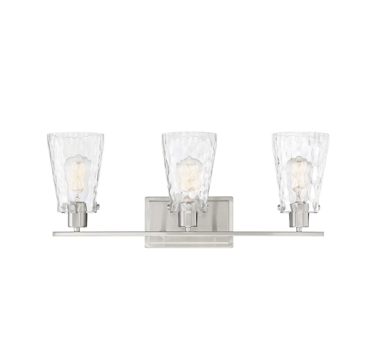 Savoy House - 8-4508-3-SN - Three Light Bath Bar - Vaughan - Satin Nickel