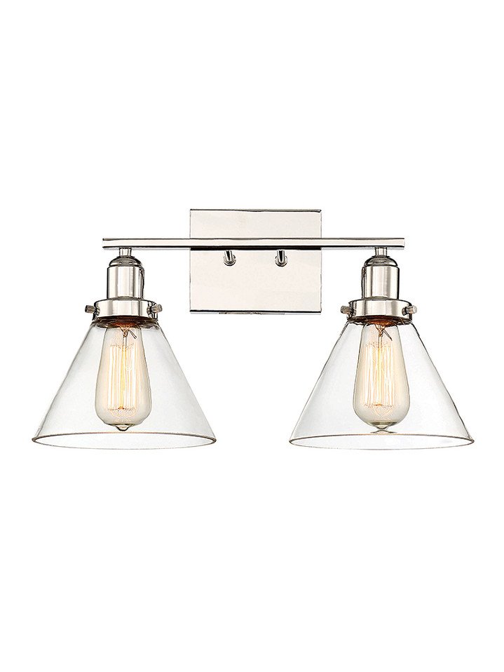 Savoy House - 8-9130-2-109 - Two Light Bath Bar - Drake - Polished Nickel