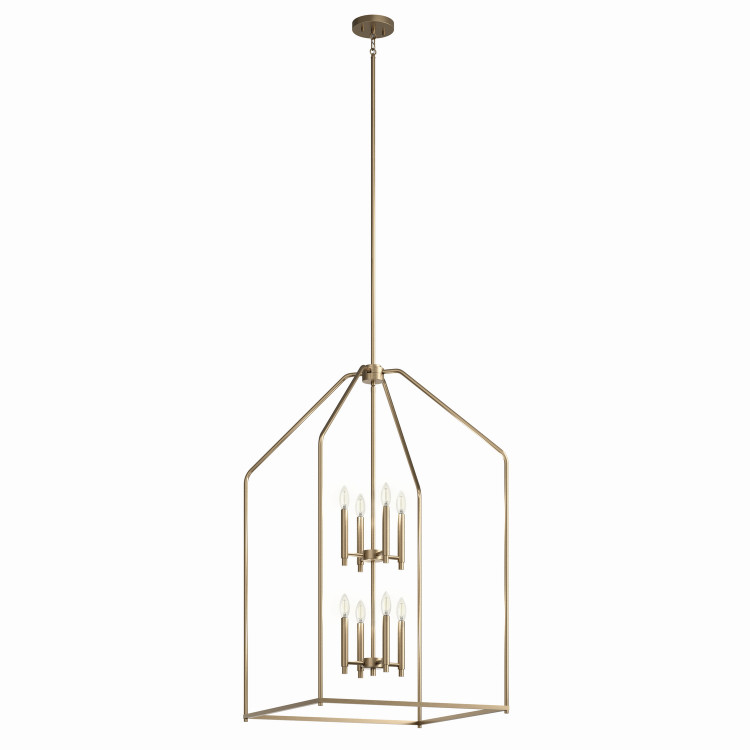 Kichler - 52724CPZ - Eight Light Foyer Pendant - Madden - Champagne Bronze