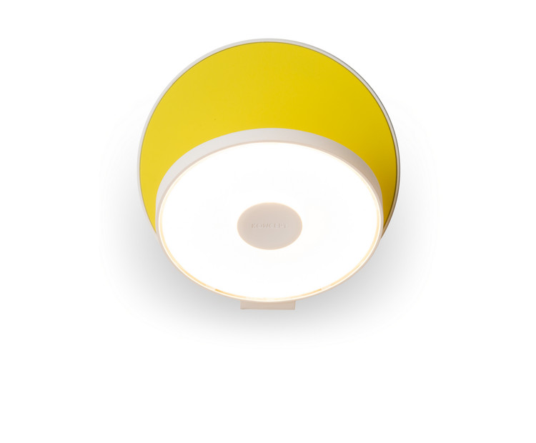 Koncept - GRW-S-MWT-MYW-HW - LED Wall Sconce - Gravy - Matte White Matte Yellow