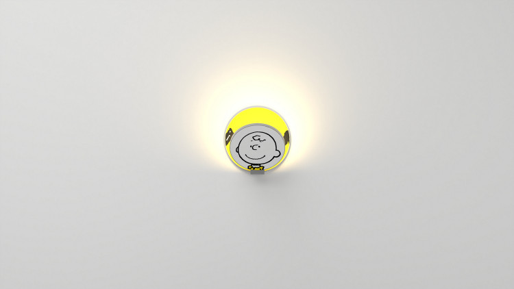 Koncept - GRW-S-SIL-CB1-HW - LED Wall Sconce - Gravy - Matte White Body Charlie Brown