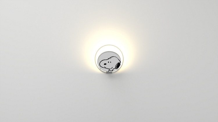 Koncept - GRW-S-SIL-SN1-HW - LED Wall Sconce - Gravy - Matte White Body Snoopy