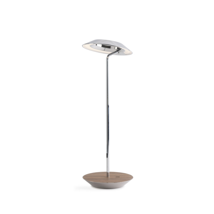 Koncept - RYO-SW-CRM-OWT-DSK - LED Desk Lamp - Royyo - Chrome Oiled Walnut