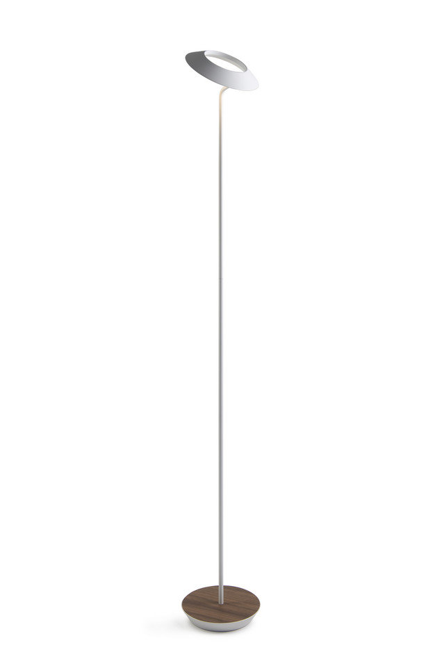 Koncept - RYO-SW-MWT-OWT-FLR - LED Floor Lamp - Royyo - Matte White Oiled Walnut