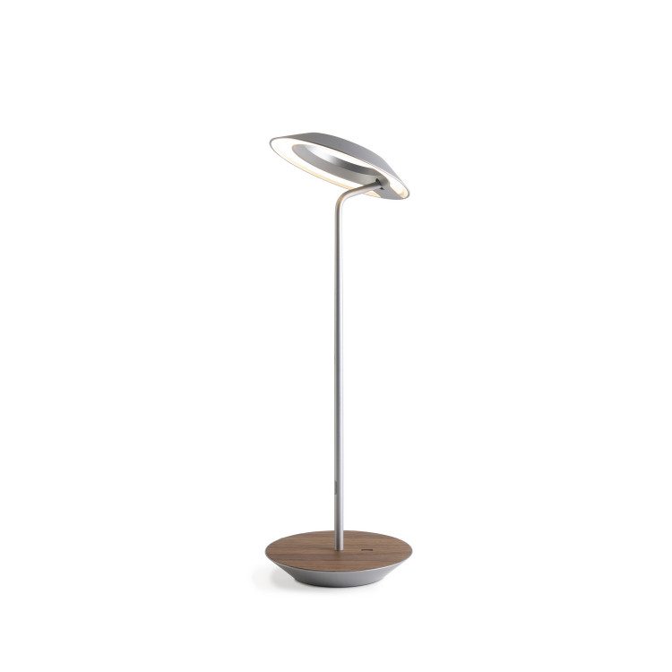 Koncept - RYO-SW-SIL-OWT-DSK - LED Desk Lamp - Royyo - Silver Oiled Walnut