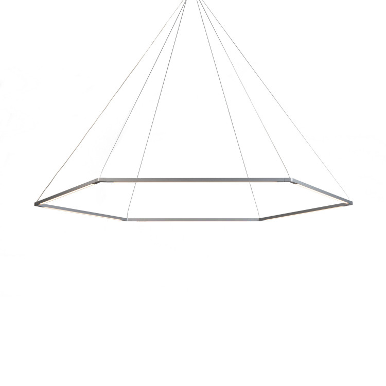 Koncept - ZBP-24-H-SW-SIL-CNP - LED Pendant - Z-Bar Pendant - Silver