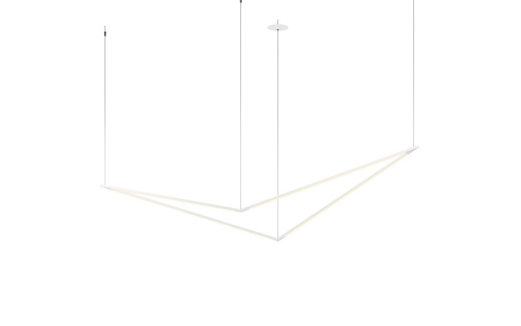 Koncept - ZBP-36-B-SW-MWT-CNP - LED Pendant - Z-Bar Pendant - Matte White