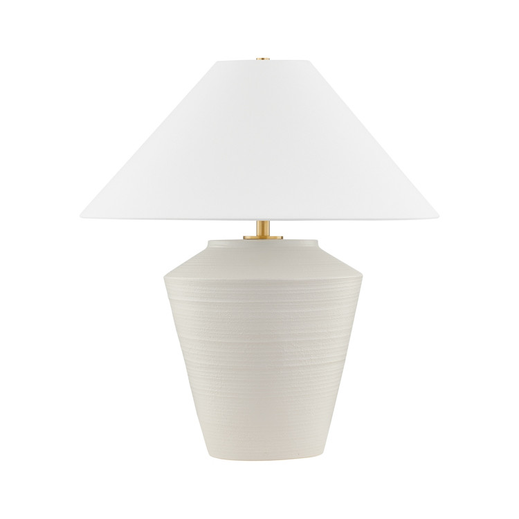 Mitzi - HL827201-AGB/CWT - One Light Table Lamp - Rachie - Aged Brass