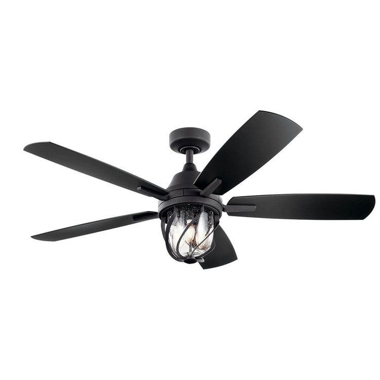 Kichler - 310073DBK - 52Ceiling Fan - Lydra - Distressed Black