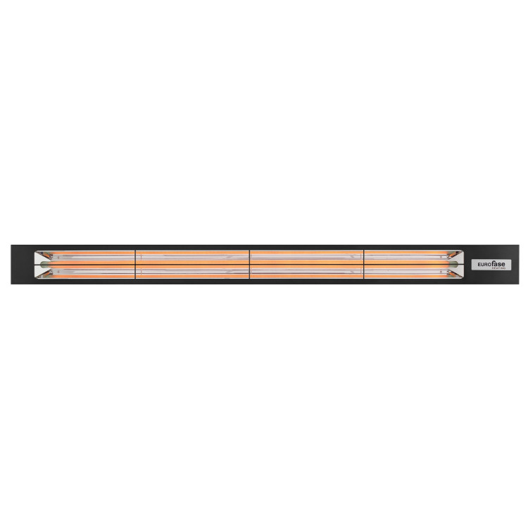 Eurofase - LP40240B - Low Profile Electric Infrared Single Element Heater - LP40 Series - Black
