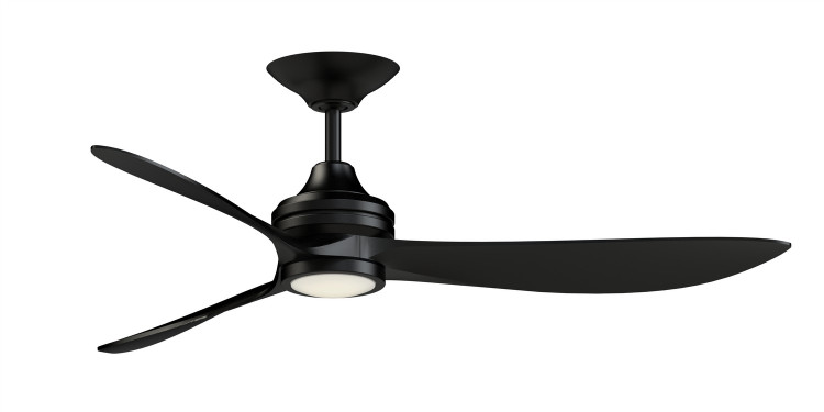 Fanimation - FPD6725BL - 60 Ceiling Fan - Aviara - Black