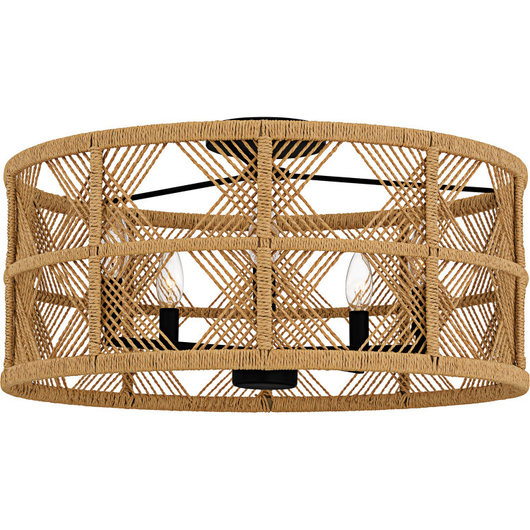 Quoizel - AXF1722MBK - Five Light Semi-Flush Mount - Axford - Matte Black