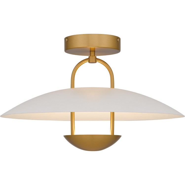 Quoizel - BIN1718BRG - LED Semi-Flush Mount - Bingham - Brushed Gold