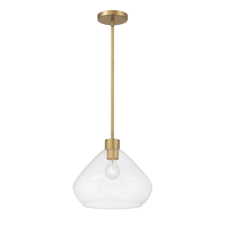 Minka-Lavery - 19414-732 - One Light Pendant - Elaris - Legacy Brass