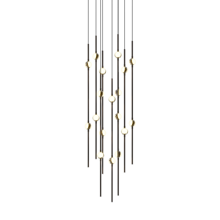 Sonneman - 2012.33W-22-J20 - LED Pendant - Constellation - Espresso Black
