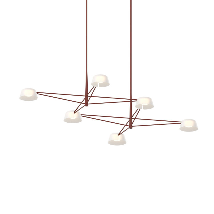 Sonneman - 2036.73W - LED Pendant - Ray - Oxide Red