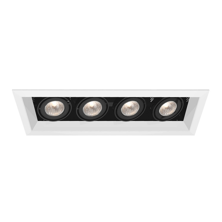Eurofase - TE114AGU10-02 - MULTGU10TRM4LT50WWHT/BLK - GU10 MULTI - White