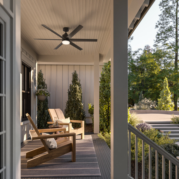 Kichler - 310765SBK - 65Ceiling Fan - Loa - Satin Black