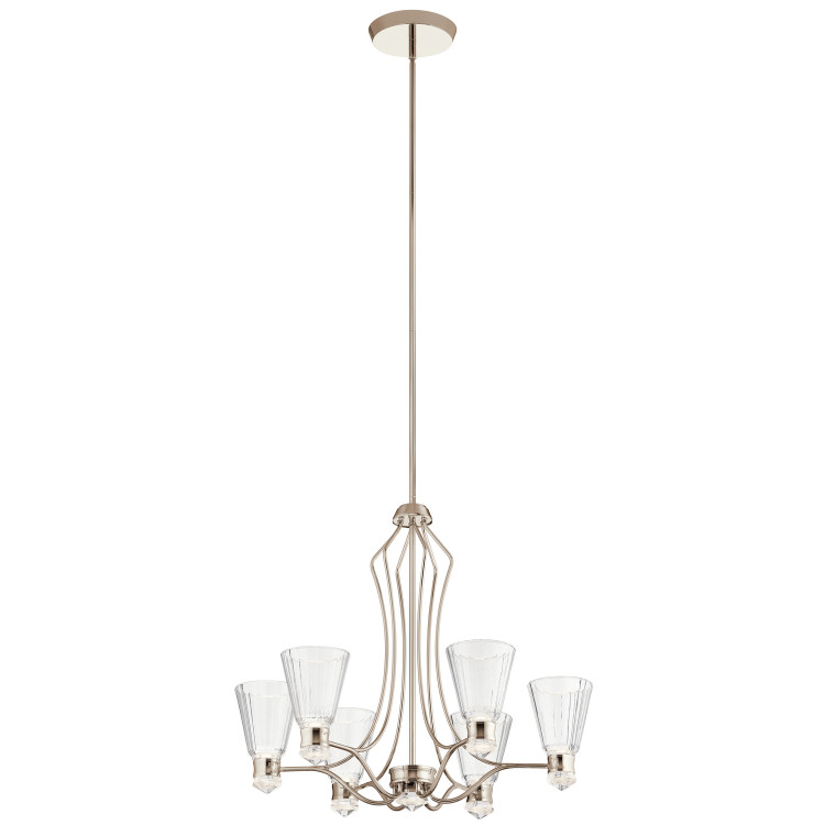 Kichler - 44354PNLED - LED Chandelier - Kayva - Polished Nickel
