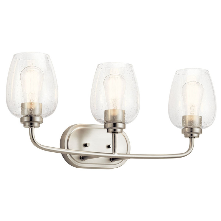 Kichler - 45129NICS - Three Light Bath - Valserrano - Brushed Nickel