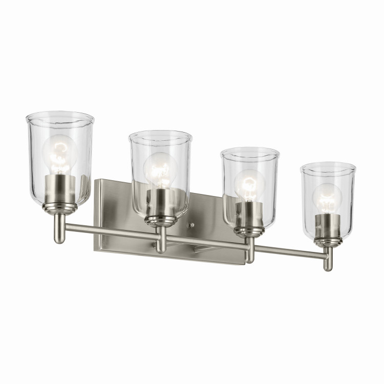 Kichler - 45575NICLR - Four Light Bath - Shailene - Brushed Nickel