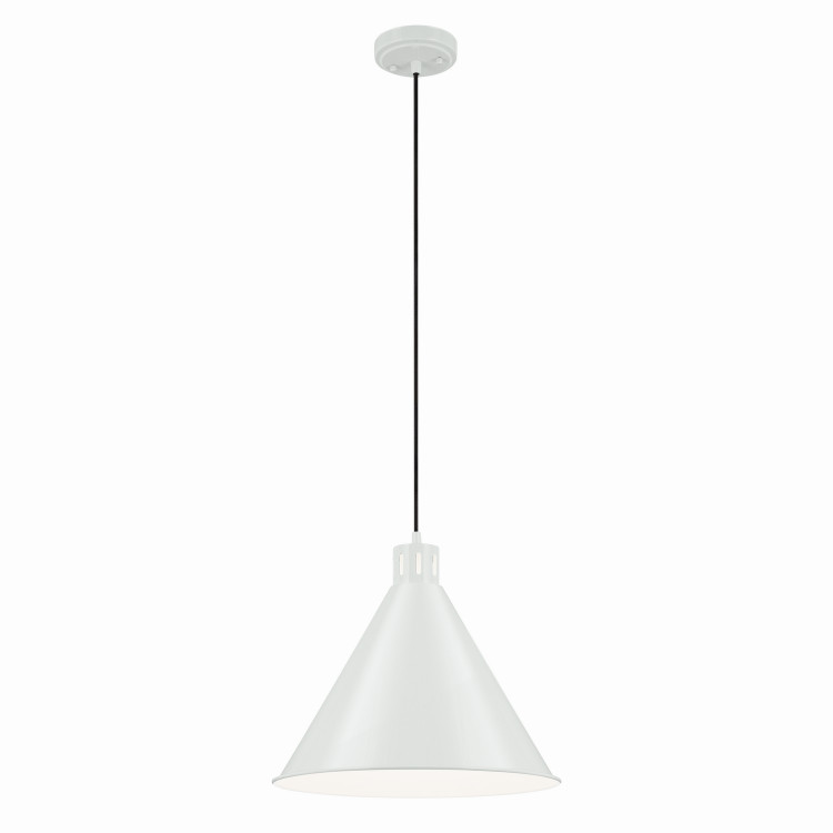Kichler - 52177WH - One Light Pendant - Zailey - White