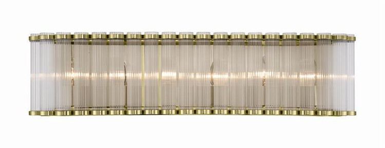 Eurofase - 50043-019 - Six Light Vanity - Glasbury - Gold
