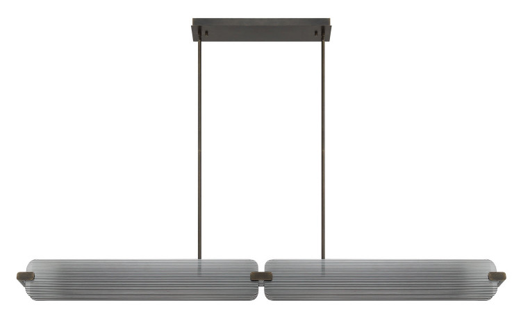 Eurofase - 50057-016 - LED Linear Chandelier - Neoness - Weathered Brass