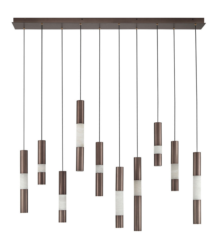Eurofase - 50121-021 - LED Linear Chandelier - Ronda - Harlow Bronze