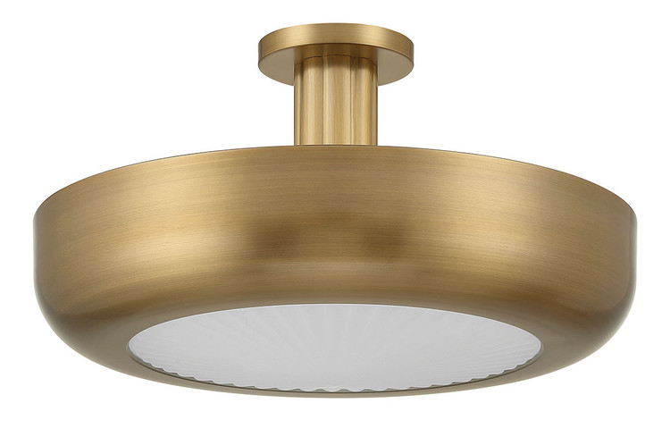 Eurofase - 50390-021 - LED Semi-Flush Mount - Macey - Antique Brass