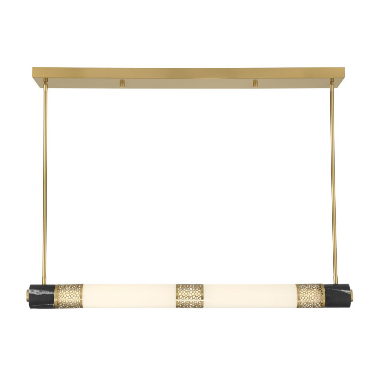 Savoy House - 1-2917-1-322 - LED Linear Chandelier - Farrell - Warm Brass