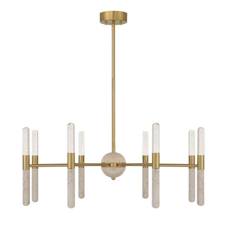 Savoy House - 1-9716-8-322 - LED Chandelier - Linden - Warm Brass