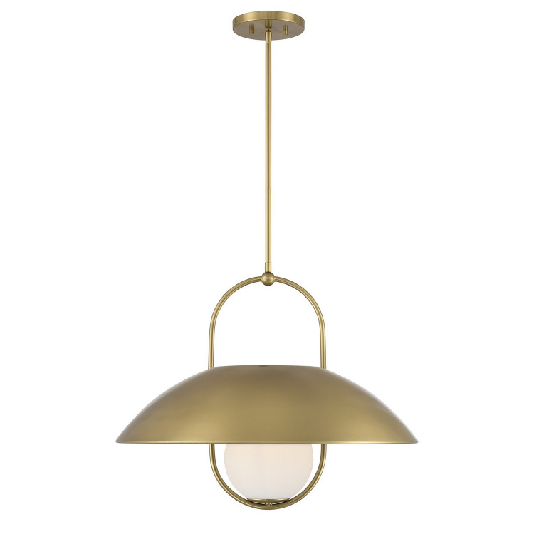 Savoy House - 7-3070-1-322 - One Light Pendant - Lehigh - Warm Brass