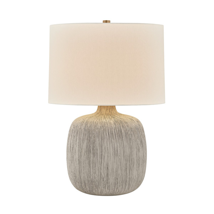Troy Lighting - PTL3124-PBR/CSE - One Light Table Lamp - Keagan - Patina Brass