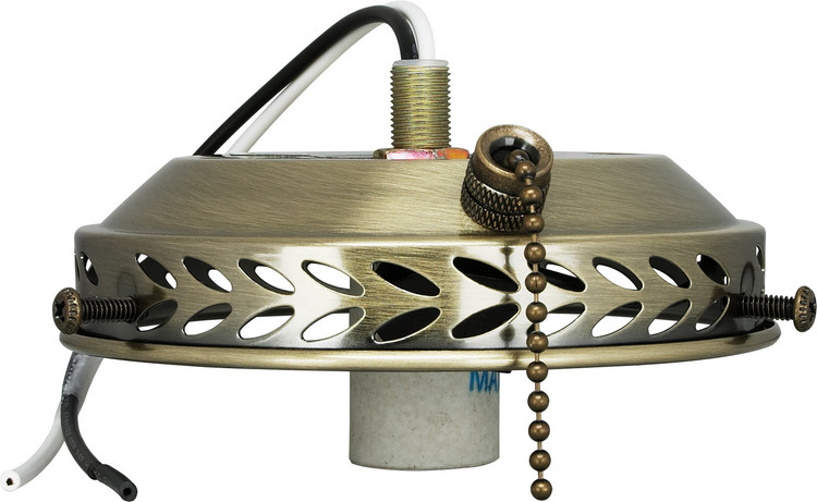 Nuvo Lighting - SF77-466 - 4Wired Fan Light Holder - Antique Brass