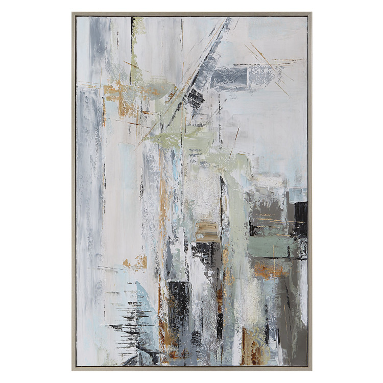 Uttermost - 41442 - Canvas Art - Natural Springs - Silver